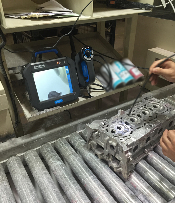 SIE工业内窥镜国内某知名发动机厂演示