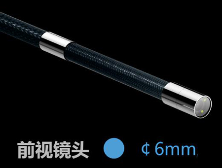 该款内窥镜镜头直径6mm,公安刑侦、安保人员可通过门缝、窗户等狭小空间实现对目标观测