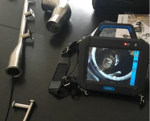 亚泰光电SIE系列工业内窥镜的检测现场图