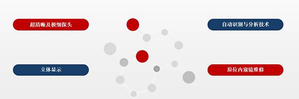 超清晰及极细探头,自动识别与分析技术,原位内窥镜维修,立体显示